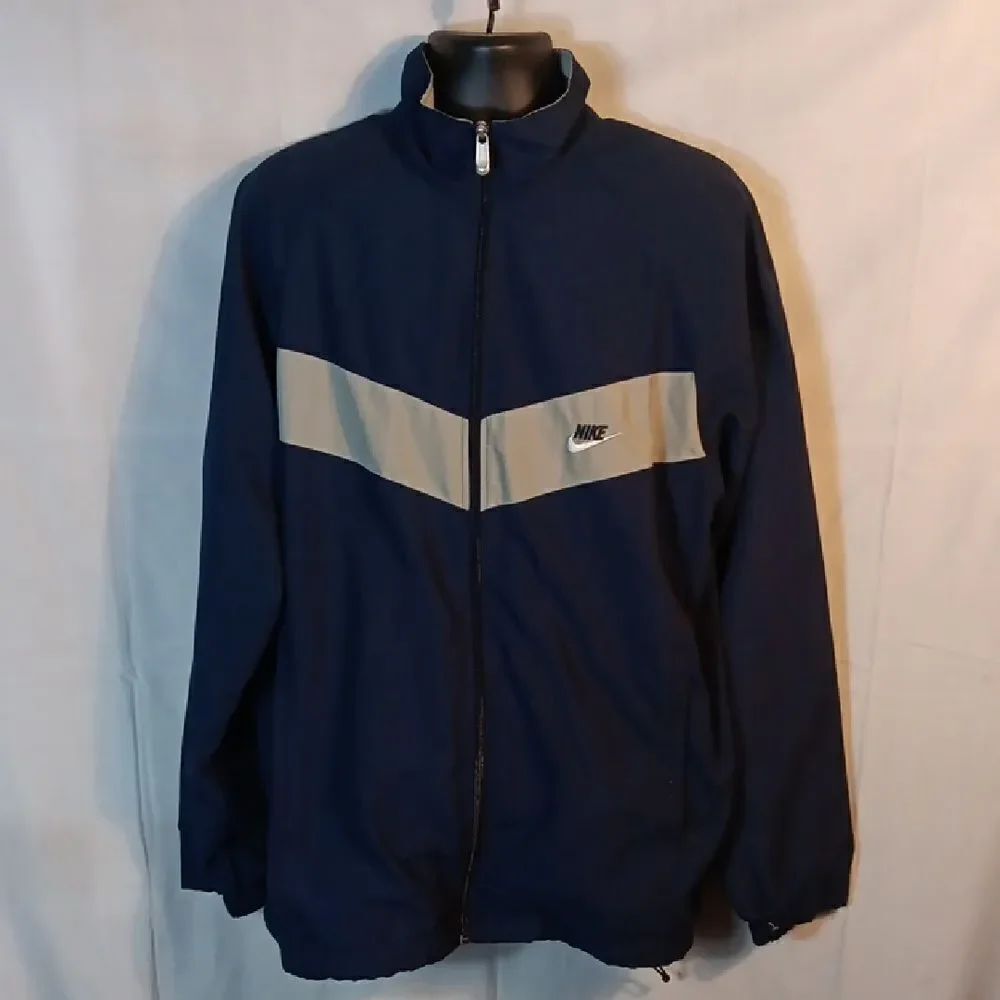 Nike Men's Athletic Full Zip Navy Jacket